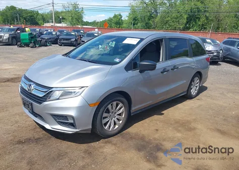 2019 Honda Odyssey Lx из США, поврежденный, VIN 5FNRL6H25KB022751